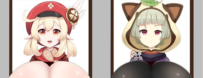 【原神】 クレー&早柚壁尻 - 野良Hat 成人イラスト展 (野良H)の投稿|ファンティア[Fantia]  #Fantia #ファンティア 投稿完了。プリ尻に仕上がりました 