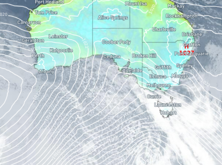 antsharwood's tweet photo. That delicious SPECKLED CLOUD FIELD in the Bight will deliver the heaviest low-level snowfalls of 2022 well beyond the mountains.

Why the speckle? How do speckled cloud fields indicate cold weather? Naturally @weatherzone has done a story on that! https://t.co/mEc7nZYne4 https://t.co/qV6ywbWgPW