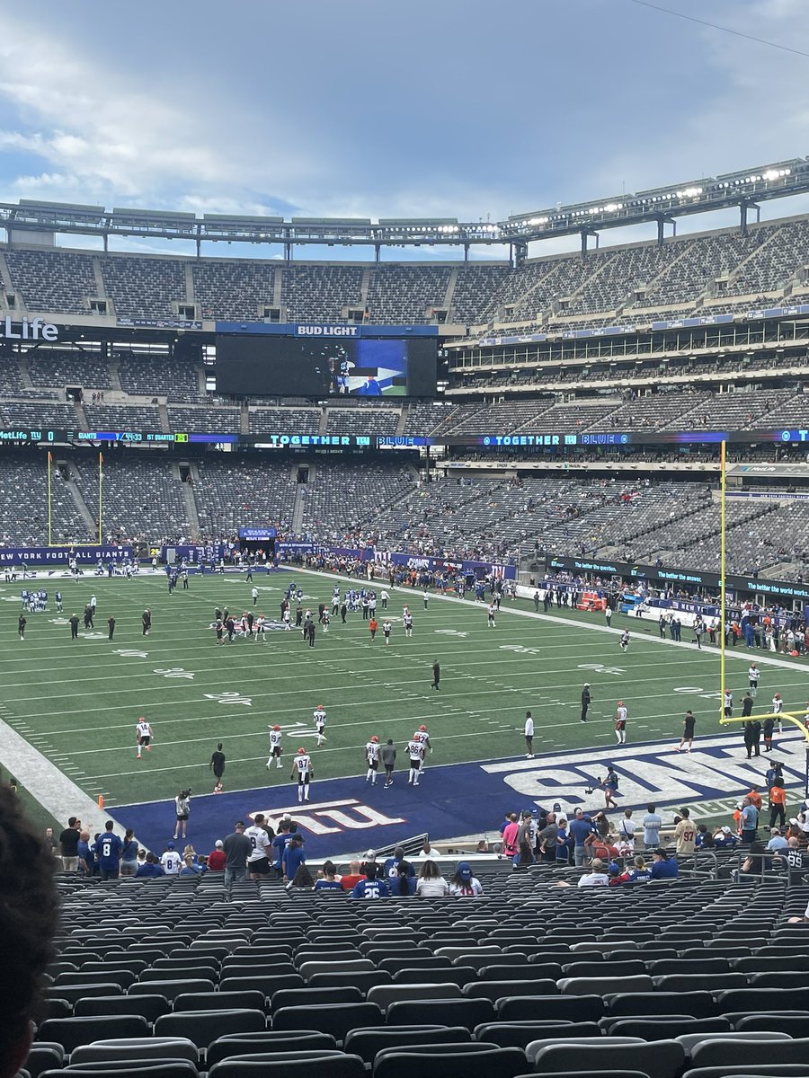 NYGKing129's tweet photo. View from #Section129 https://t.co/wbeRRXohJm