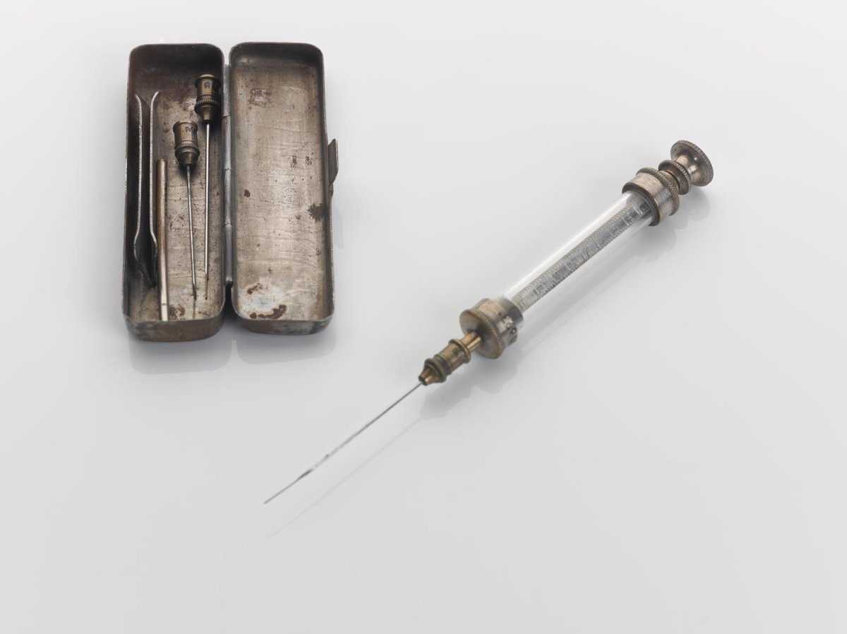 WikiVictorian on Twitter "Hypodermic syringe, glass and silver plated