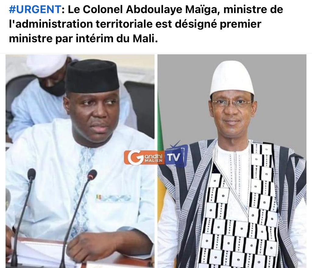 PresiDiagous's tweet photo. Meilleure santé au PM Choguel K. Maiga et bonne chance au Colonel Maiga https://t.co/ofjmvgbHht