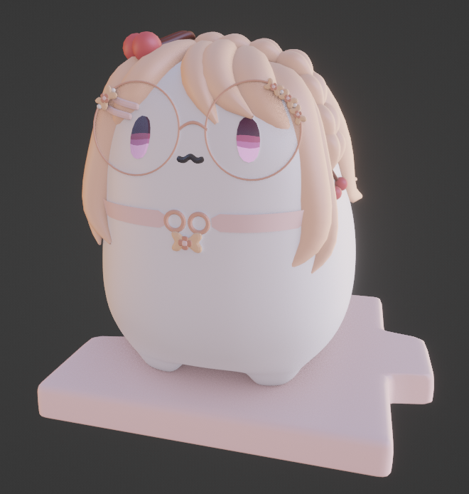 SigmaOfGestalt's tweet photo. Aetheria Marshmallows Series 1/7: Vera Vee #aetheria #blender3d #veraART https://t.co/OIctkd5KPw