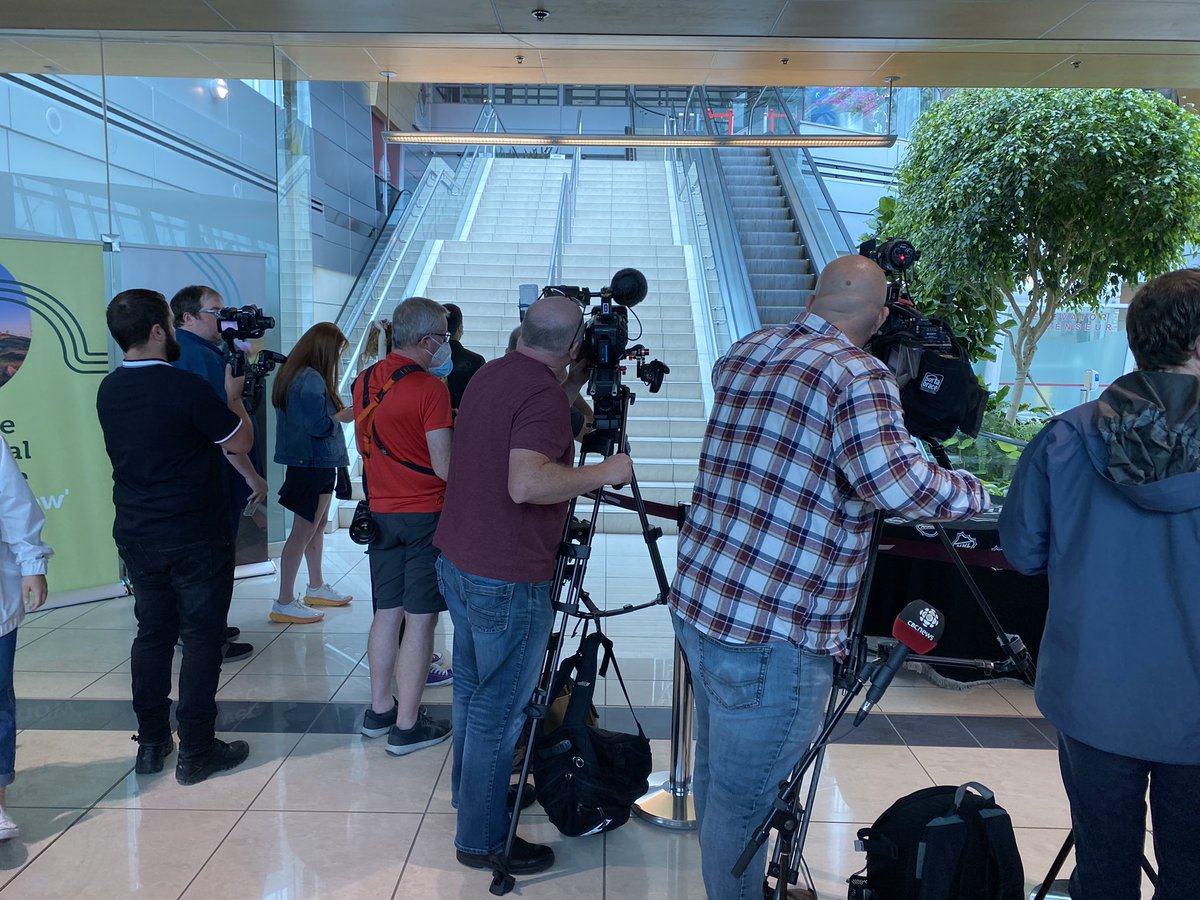 WalshProduction's tweet photo. Exciting day welcoming Stanley Cup Champion @Avalanche @AlexNewhook_ and the cup to NL! Congratulations Alex!  The entire province is VERY proud of your accomplishment!
Photo credit: Walsh Productions https://t.co/MQgsEhcQyT