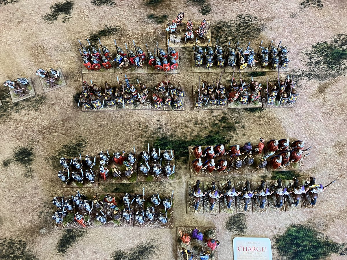 gareth_lane's tweet photo. Severus’ Preatorians continued their march down the centre and came within charge range of the enemy. This was going to be an all mighty clash of steel.
#28mm #romancivilwar https://t.co/PSuQFobO18