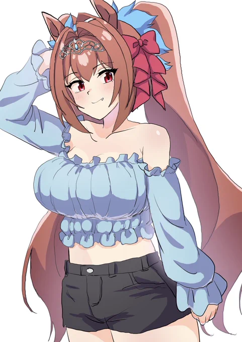 深夜のらくがき。ダイワスカーレット。#ウマ娘 