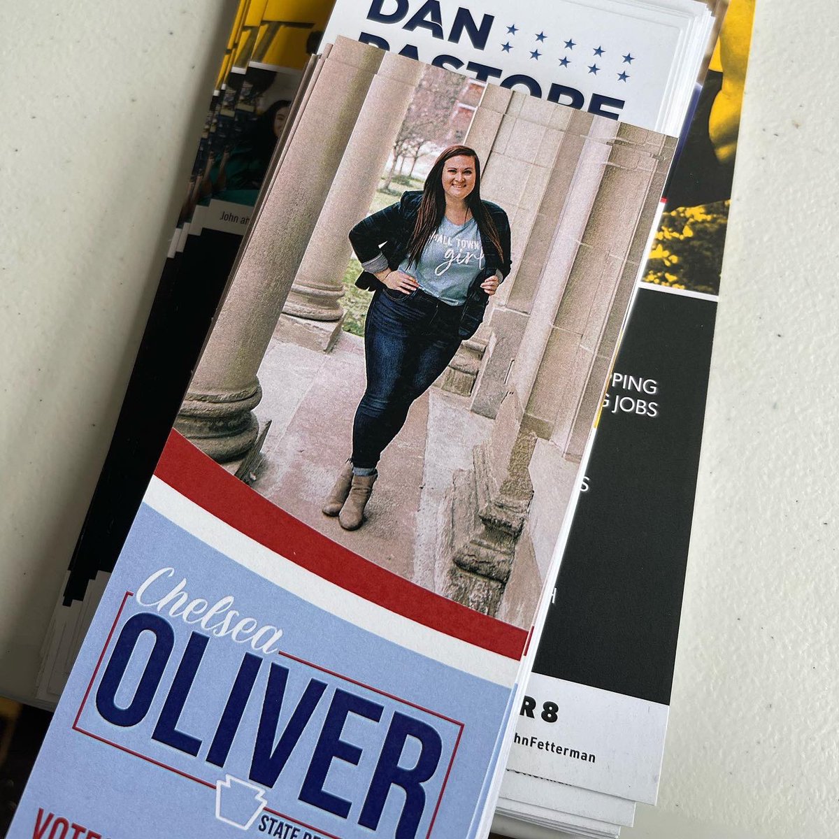 VoteChelseaO's tweet photo. Rural canvassing is no joke and every single rural vote matters!💪🏼

Team Chelsea was out in McKean this weekend talking with voters and getting folks fired up about sending Chelsea to Harrisburg to bring opportunities back to rural Erie County.💙🇺🇸 https://t.co/y7zs9GknCm