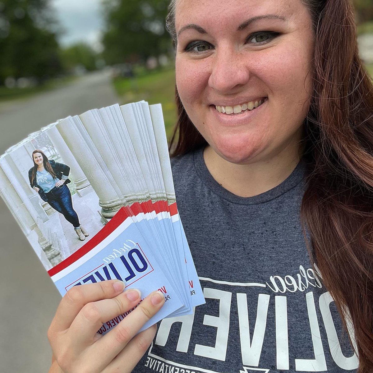 VoteChelseaO's tweet photo. Rural canvassing is no joke and every single rural vote matters!💪🏼

Team Chelsea was out in McKean this weekend talking with voters and getting folks fired up about sending Chelsea to Harrisburg to bring opportunities back to rural Erie County.💙🇺🇸 https://t.co/y7zs9GknCm