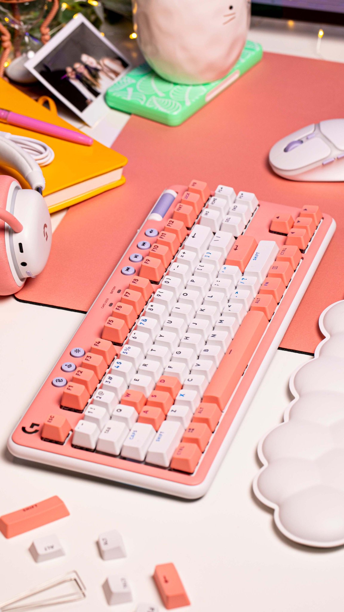 Logitech G on Twitter "Swapping out the most important key caps. https