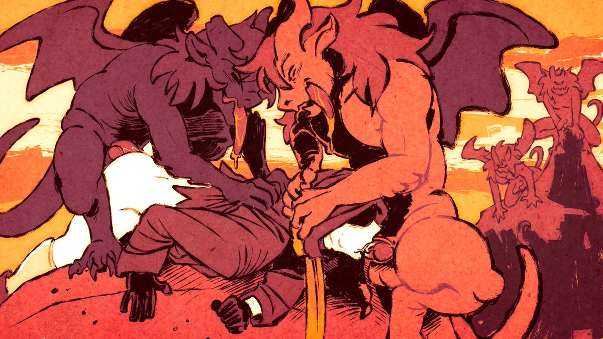 taylor_titmouse's tweet photo. the beasts atop the mountain are just as dangerous as those that lurk within

i was wrong i'm not done with this guy yet https://t.co/qKkXvND93L