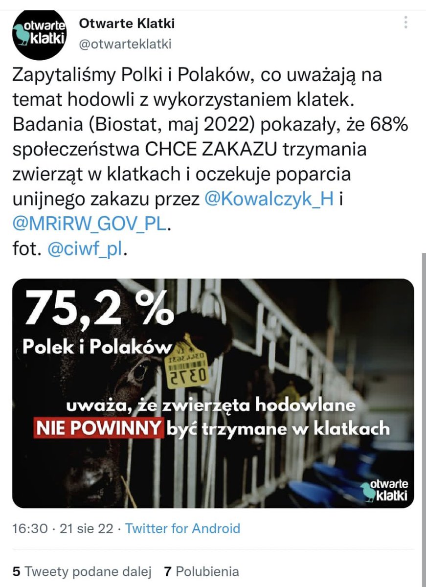 Od dawna mówimy, że tym wariatom nie chodzi o ograniczenie rolnictwa - oni chcą jego końca.