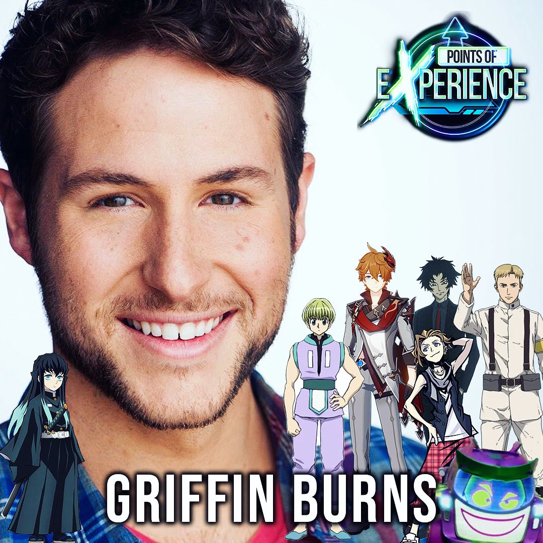 Points of eXperience Podcast (@poxpodcast) on Twitter photo A really dope EP coming up w/ none other than the incredible <a href="/TheGriffinBurns/">Griffin Burns 🌴🔜, Colorado Springs Comic Con</a>! If you'd like to ask Griffin a question please email a 30sec video or letter to info@pointsofexperiencepodcast.com by 8/24 to have it featured on the show! #DemonSlayer #AoT #GenshinImpact #Batwheels A really dope EP coming up w/ none other than the incredible <a href="/TheGriffinBurns/">Griffin Burns 🌴🔜, Colorado Springs Comic Con</a>! If you'd like to ask Griffin a question please email a 30sec video or letter to info@pointsofexperiencepodcast.com by 8/24 to have it featured on the show! #DemonSlayer #AoT #GenshinImpact #Batwheels