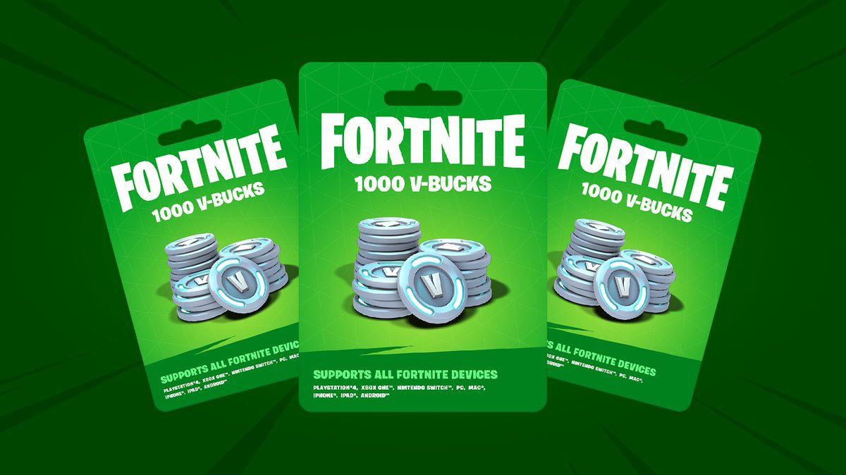 1000 vbucks - 5 minutes ♻️Retweet and follow @dragonkin_raisu 🔔