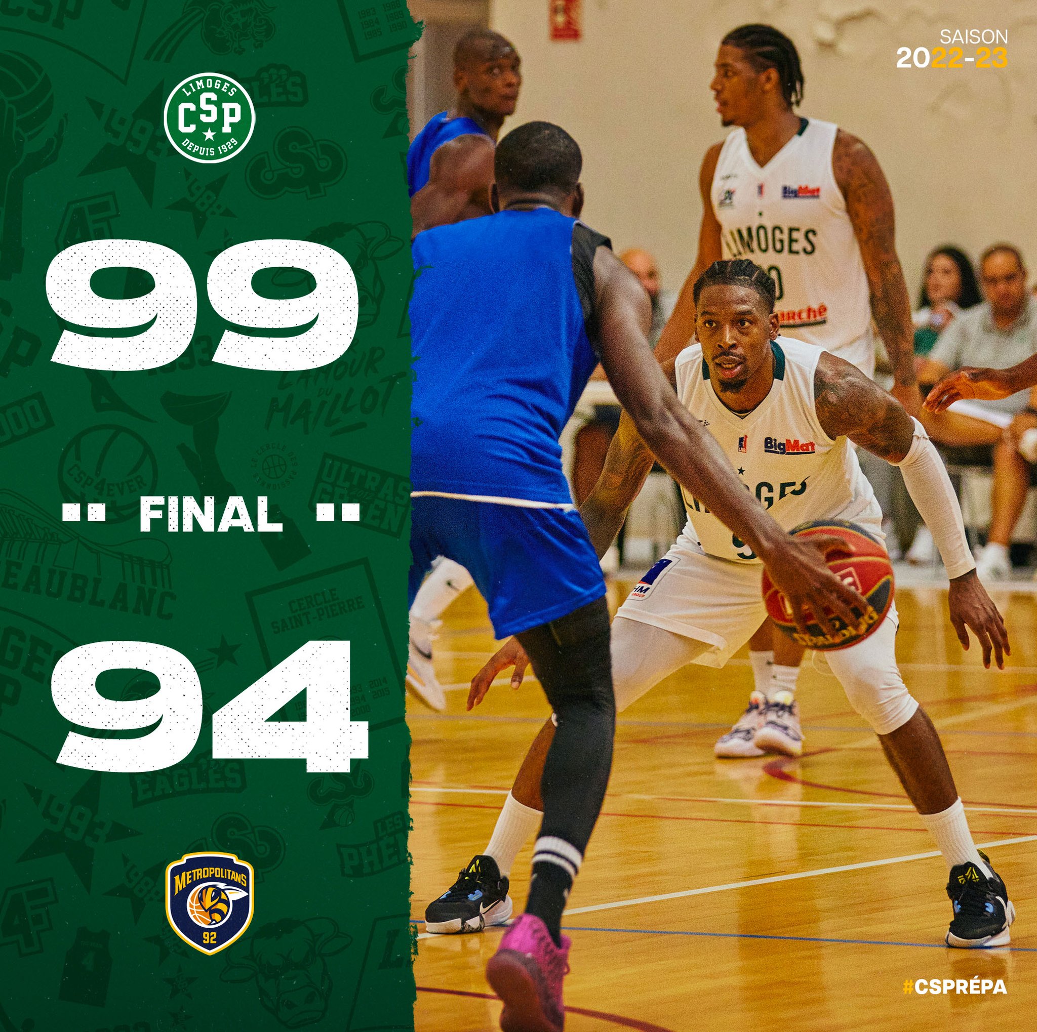 Limoges CSP on Twitter "Ne jamais rien lâcher 💪 Au terme d'un match