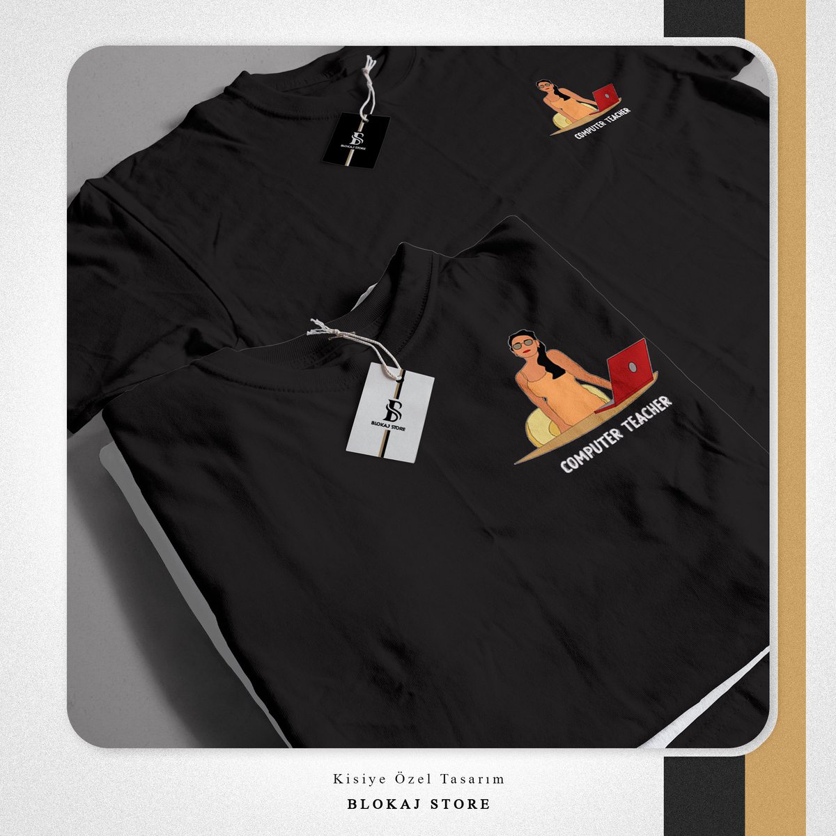 BlokajStore's tweet photo. 👩‍💻Birsen Hanımın doğum günü için  tasarladığımız Kişiye Özel  T-shirt. Siz de kişiye özel tasarımlar için  DM veya Mail yoluyla iletişime geçebilirsiniz.
🧵 %100 Pamuk ve 1.Sınıf Compact Penye kumaş kullanılmıştır. 
#blokajstore #computer #tshirt #kişiyeözel #Tasarım https://t.co/CwK6qj3O7X