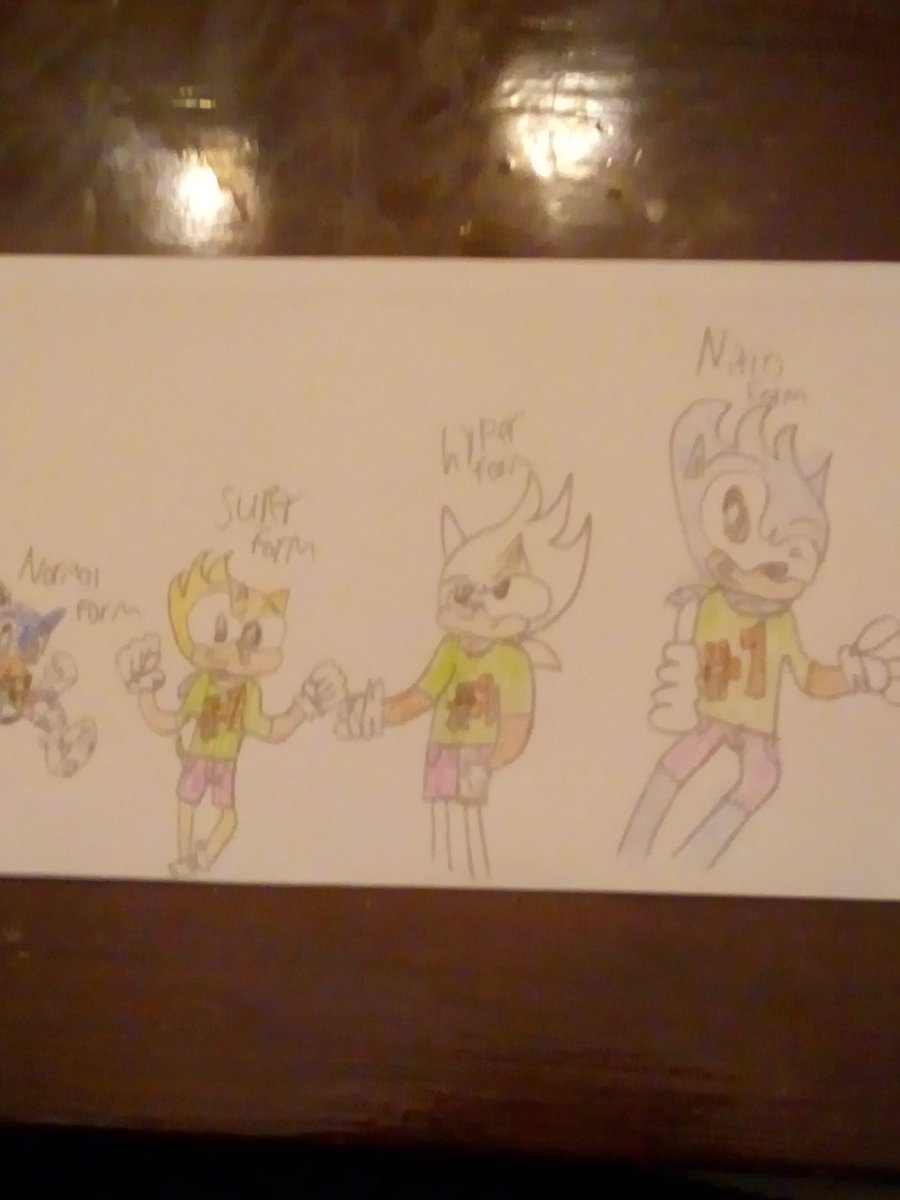 Gacha_Lewis235's tweet photo. My different forms! #SonicTheHedeghog #LewistheHedgehog #Sonicforms #drawing https://t.co/cGzNt6D5ZN