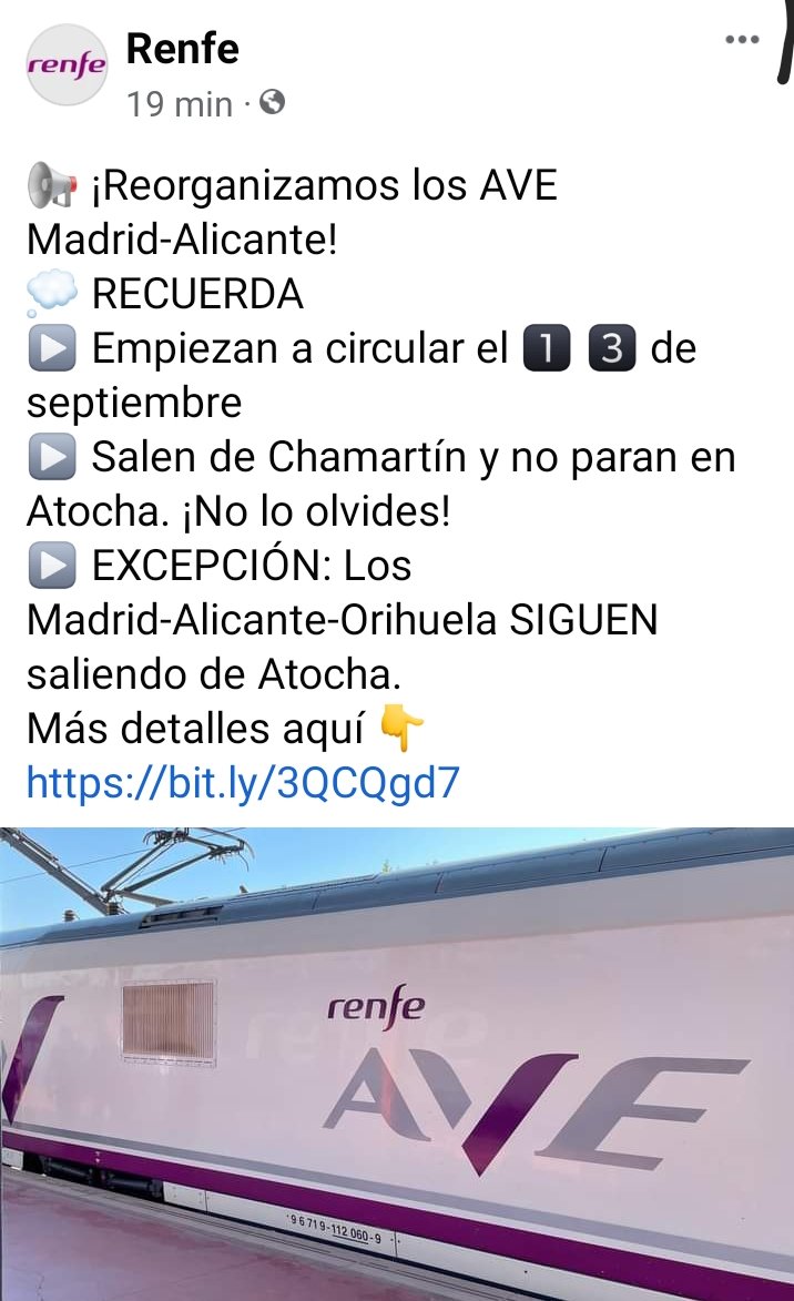 docuferr's tweet photo. @JRDiezdeR ¿Sabe leer o sólo escribe tweets por tocar lo que no suena? ORIHUELA - ALICANTE - MADRID en ATOCHA. ¡¡¡ATOCHA!!! https://t.co/qSUWF6lpql