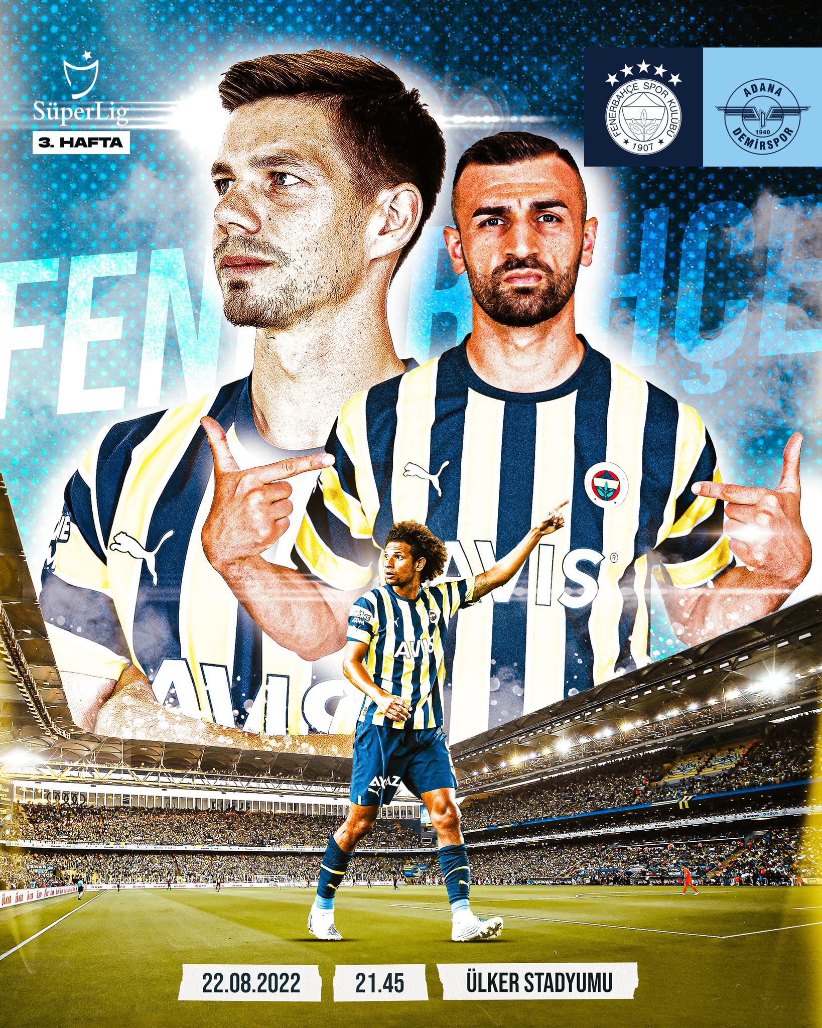 fenerbahçe adana demirspor maç öncesi görsel