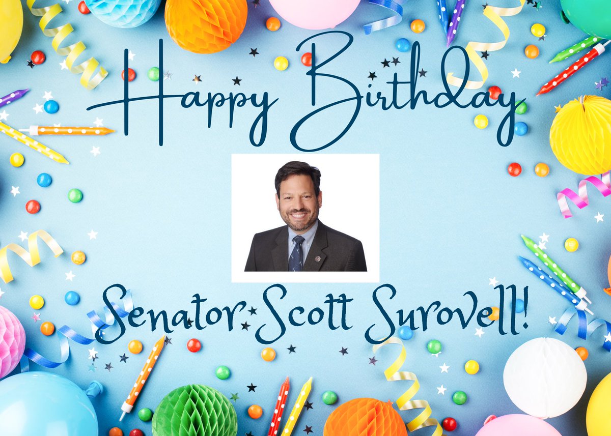 Wishing our Caucus Vice Chairman, Senator Scott Surovell @ssurovell a very happy birthday!