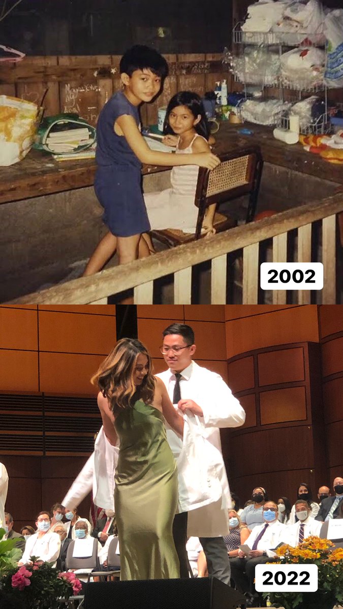 such a special moment to be coated by my big brother for my <a href="/MSUMD/">MSU College of Human Medicine</a> white coat ceremony — we’ve come a long way from living in a kubo (shack) in the Philippines #AmericanDream