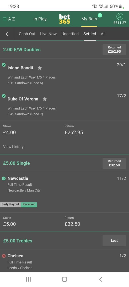 GossSteven's tweet photo. @GetYourTipsOut Thank you so much for your great tips, 
Very much appreciated. https://t.co/es6XsvfEmR