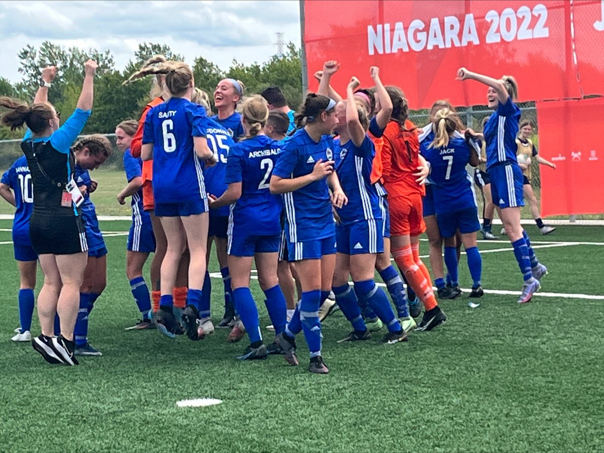 Team NS Women's Soccer takes home the BRONZE! #SUPERNOVA #Niagara2022