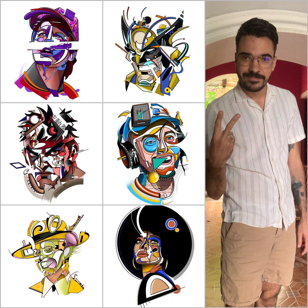 ➖I don't draw portraits to look like the subject, 
people have mirrors for that .➖