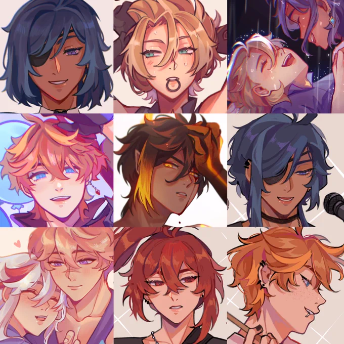 no new art so #faceyourart ! (of course it's all genshin) 