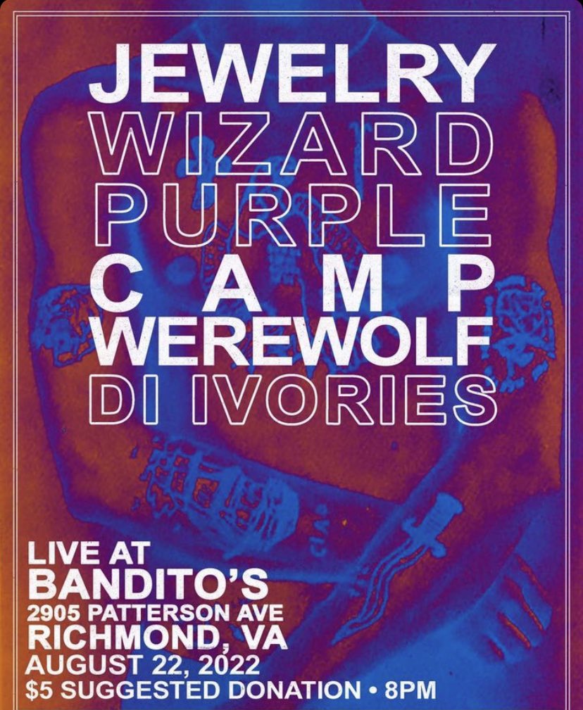 Show tomorow in Rva come hear some local tunes n see some cool touring acts ! 😊✨🙏🏼