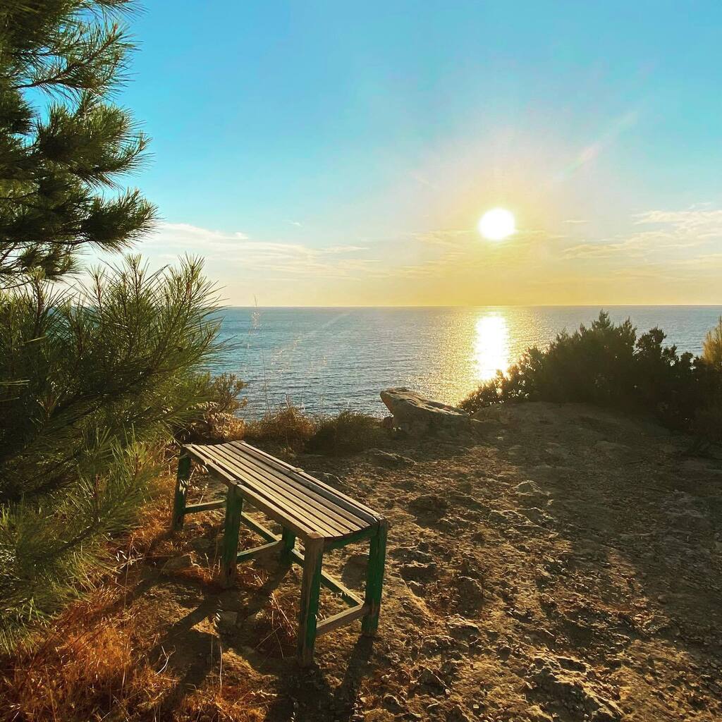 ExpatwithKids's tweet photo. When you discover a secret corner near home #sunsetlover #calatarida #lonelybench #rockwithaview #eveningjog #expatwithkidsinibiza https://t.co/pfUzFAUnJB