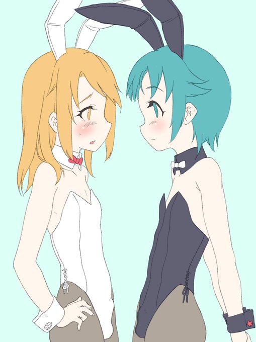 バニーの日に間に合わせられなかったやつ~~。ちゃんと塗りますよ。 