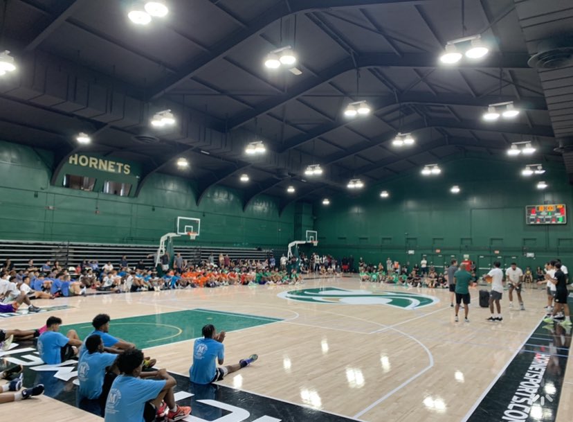 CoachDPatrick's tweet photo. Thank you to all the campers &amp; families who came to our INAUGURAL “ELITE CAMP”.@SacHornetsMBB got better by your presence . Shoutout to My staff and Student Athletes who brought the “ENERGY “ and represented @sacstate with class . #StingersUp #916🐝🏀 https://t.co/OGjkRZSJKb