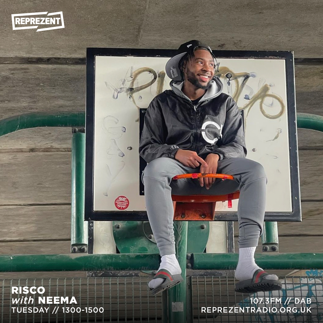1300 - 1500

<a href="/RiscoSPM/">Ris</a>

In the studio with @103Neema talking new music, being in the church choir, and new single 'Benz Truck'!

Expect new music from #Millionz, @DreyaMac &amp; <a href="/fizzlerwetit/">Fizzwetit</a>

Plus.. 3 tracks we need to hear at Carni!

107.3FM | DAB | REPREZENTRADIO.ORG.UK