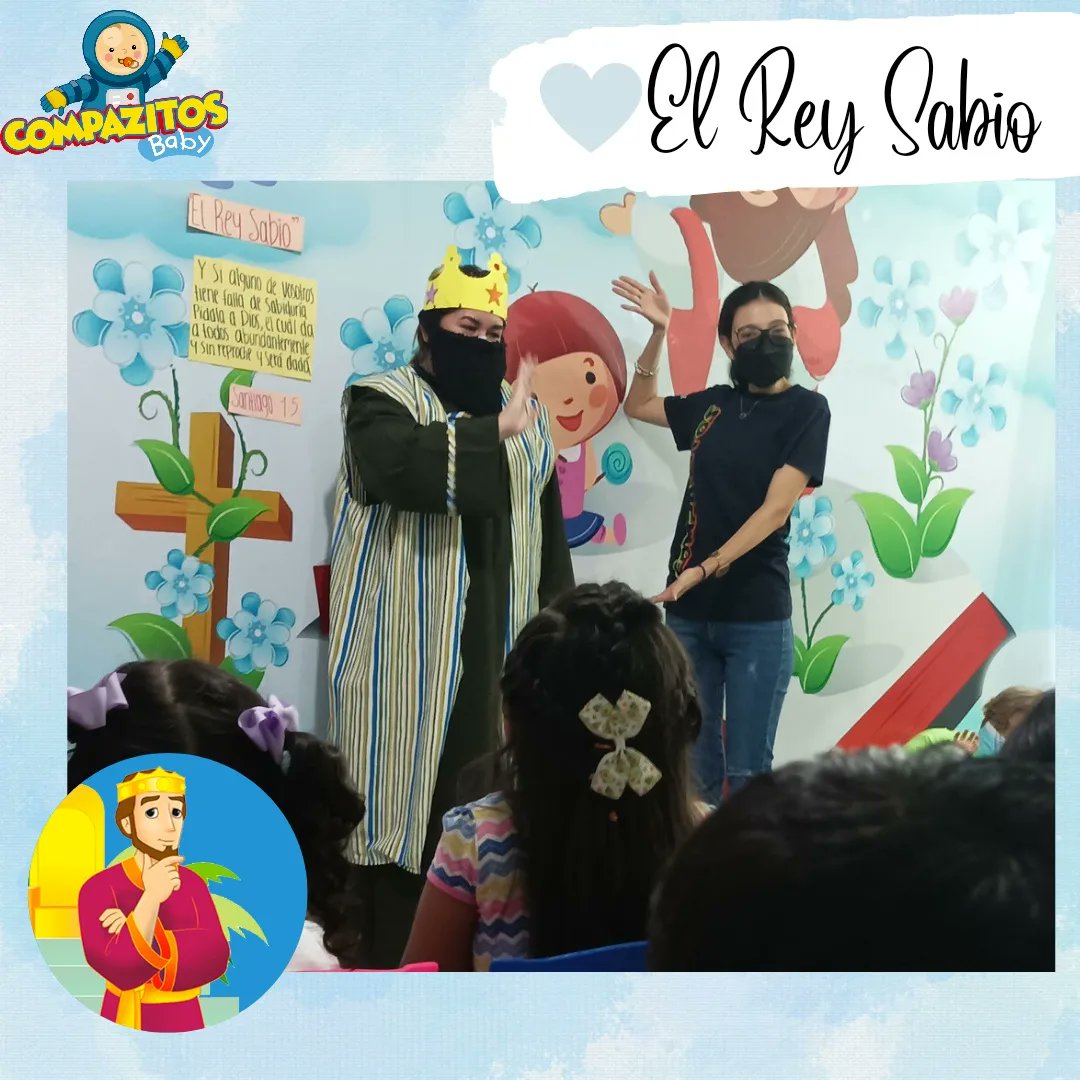 COMPAZITOSBaby's tweet photo. 🤴 El rey Sabio Salomón 

Y si alguno de vosotros tiene falta de sabiduría, pidala a Dios, el cual da a todos abundantemente y sin reproche, y le será dada. Santiago 1:5

#CompazitosBaby
@PastorVladimir
@EsmeraldadeRiva https://t.co/E3loYw7r6w
