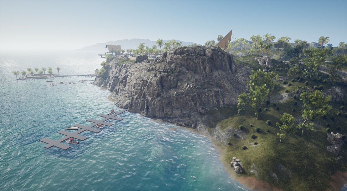 KOMPETEgame's tweet photo. Mahzookoo is becoming so beautiful! The grounds crew is almost done planting the grass, trees, and bushes!!!

You'll also soon be able to take a swim in the ocean!

👀👀👀 https://t.co/S48etQTUbq