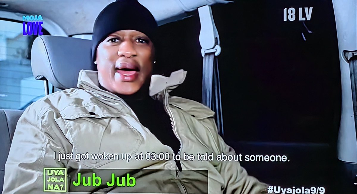 mbali_ndlela's tweet photo. Jub Jub wakes up at 3am to catch cheaters? Talk about being committed to your job💀 #Uyajola99 https://t.co/qEVM36QdbC