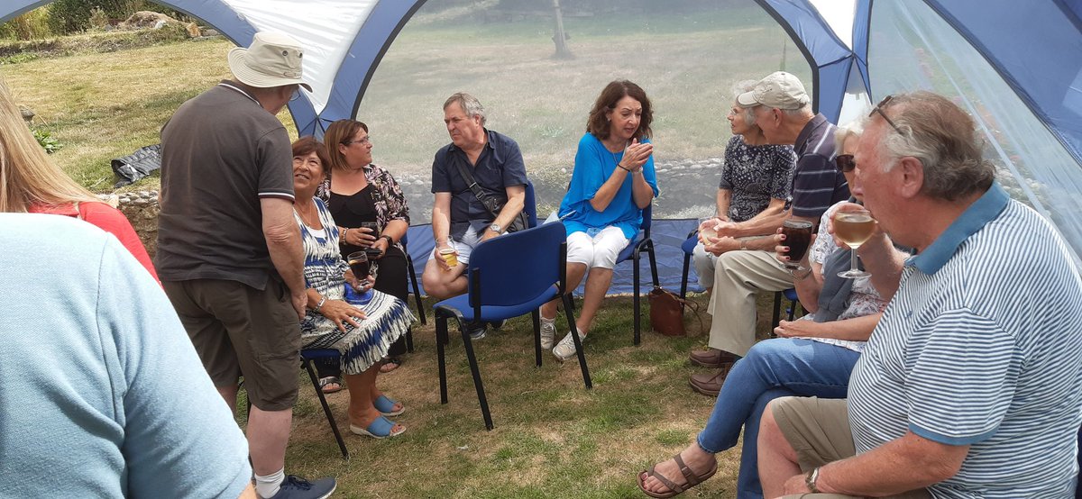 Very successful and enjoyable BBQ at Beaminster Manor Lodge this afternoon and well supported by our resident musicians. Good food, renewing friendships and great camaraderie, what's not to like?