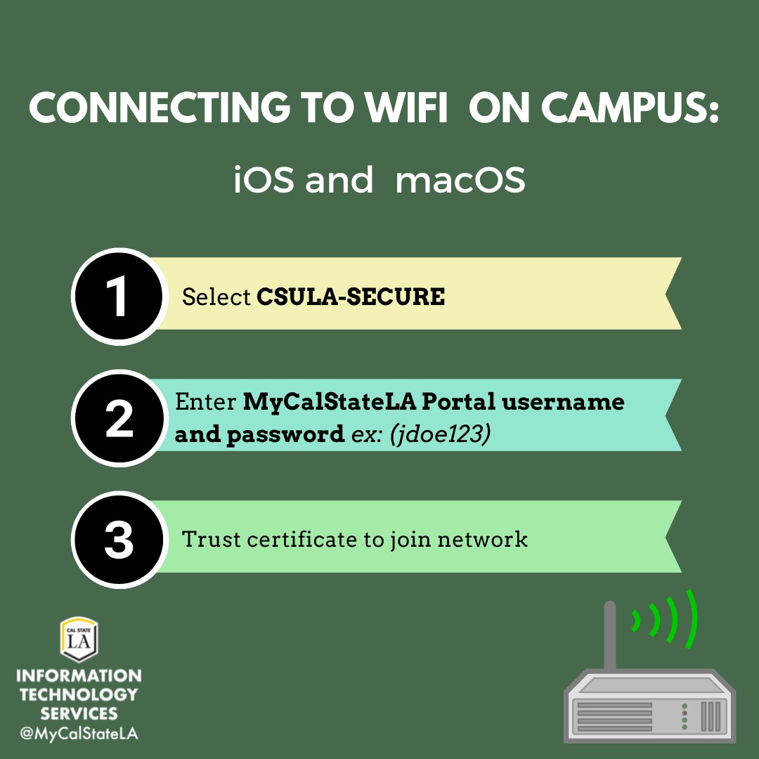 CalStateLA ITS Tweet (MyCalStateLA) / Twitter