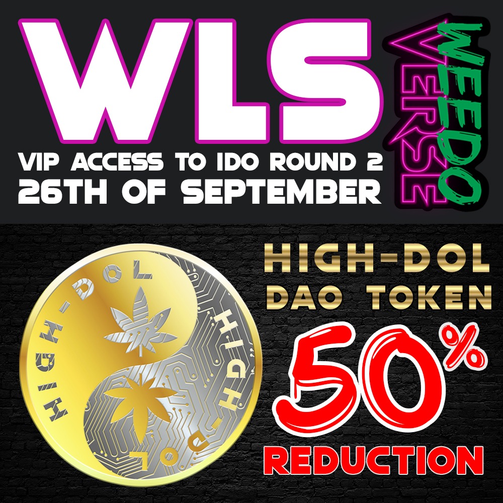 📢WALLET DROP🎁 

⌛️First 100 to Interact 
1⃣ Follow us
2⃣ Like + RT
Drop ETH wallet in comments

GET 1 WLS NFT to join our IDO as VIP at the 2nd round 
#token #weedsmokers #P2EGame #PlayToEarn #GameFi‌ #Web3Games #NFTGiveaway #walletdrop #WLS #WhitelistGiveaway #SolanaNFT