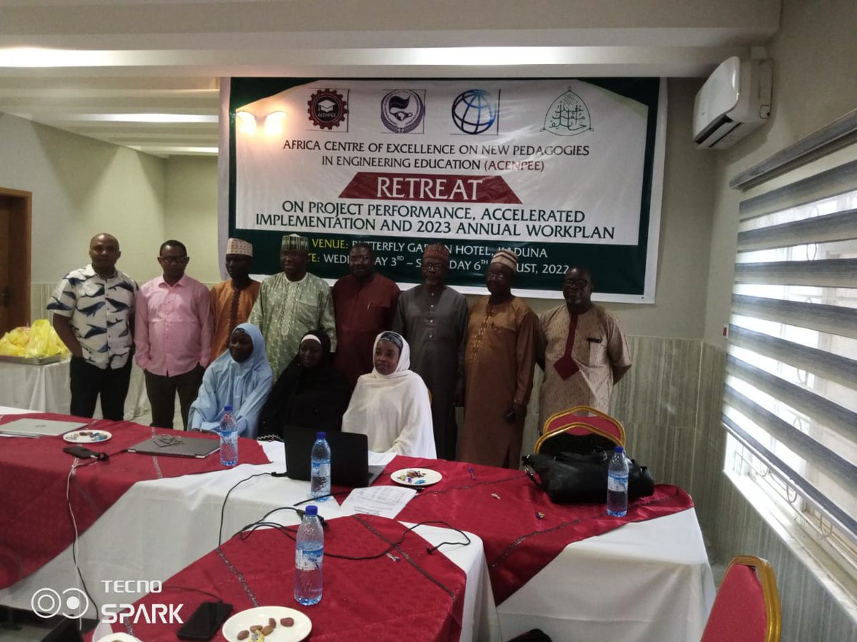acenpee's tweet photo. At a retreat on project performance, accelerated implementation, and 2023 annual work plan, held at butterfly garden hotel, Kaduna, from Wednesday 3rd to Saturday 6th August 2022. https://t.co/5BANRURAne