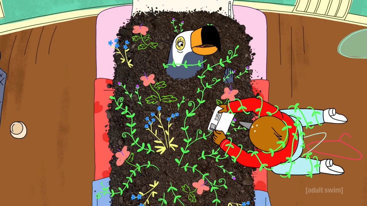rosedraws's tweet photo. I just cried over the end of this #tucaandbertie episode, it’s like @lisadraws read my Flo app, absolutely spot on to how #PCOS feels like &amp; how your treated https://t.co/C9whU0quWh