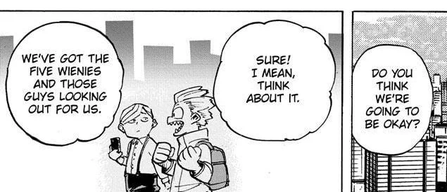 Every time these kids mention Bakugo and Todoroki everything goes downhill but they win in the end. I trust these kids more than any theory out there. 