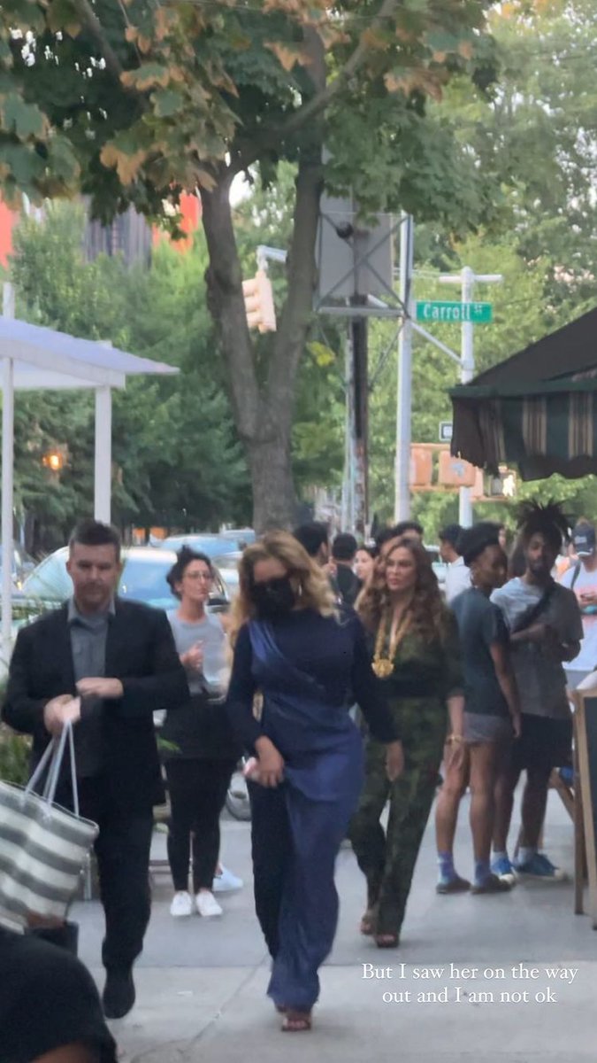 Beyoncé & Ms. Tina seen at Lucali restaurant in Brooklyn, NY — Aug. 20th.