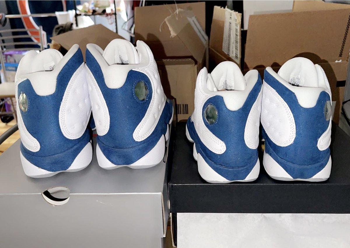SueHappy3's tweet photo. French blue… XIII #sneakergame #mailcall #sneakergurl #jordan #retro13 https://t.co/roaznRONrP