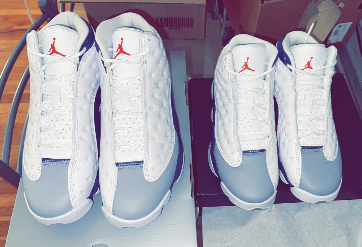 SueHappy3's tweet photo. French blue… XIII #sneakergame #mailcall #sneakergurl #jordan #retro13 https://t.co/roaznRONrP