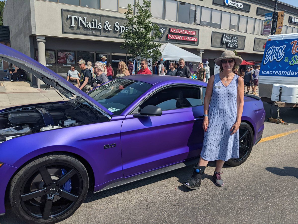 Thorn4Okotoks's tweet photo. Great day for Okotoks Show & Shine ! The number of cars this year has to be a record. Not sure how I am going to choose my Mayors choice award winner??? On until 4pm so come check it out. #numberofthingstodo https://t.co/9ZWWQwXQAd