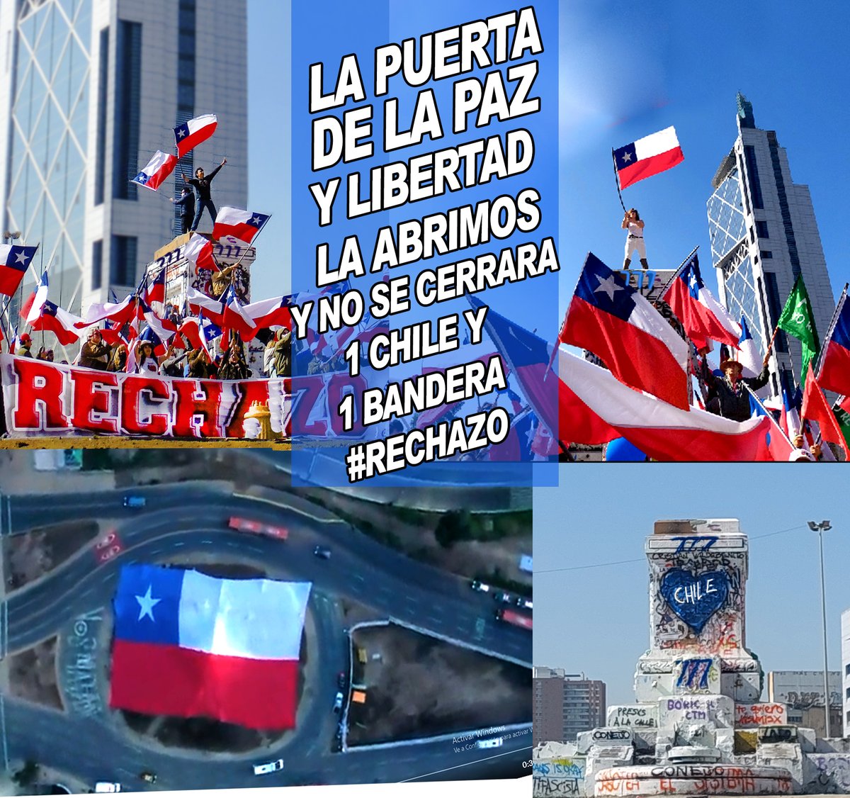 PabloCanoCura's tweet photo. #ULTIMAHORA Chile es Uno solo, LA TRICOLOR MAS BELLA QUE NUNCA, y donde tiene que estar, UN CORAZON AZUL EN BAQUEDANO, POR 1 CHILE. SIN LANZAR 1 PIEDRA, SIN QUEMAR Y DESTRUIR NADA, SOLO AMOR #Baquedano777 Baquedano 777 #mesaCentral #RechazoXAmorAChile #Rechaz Plaza Patriotas https://t.co/tqdvOeVhz1