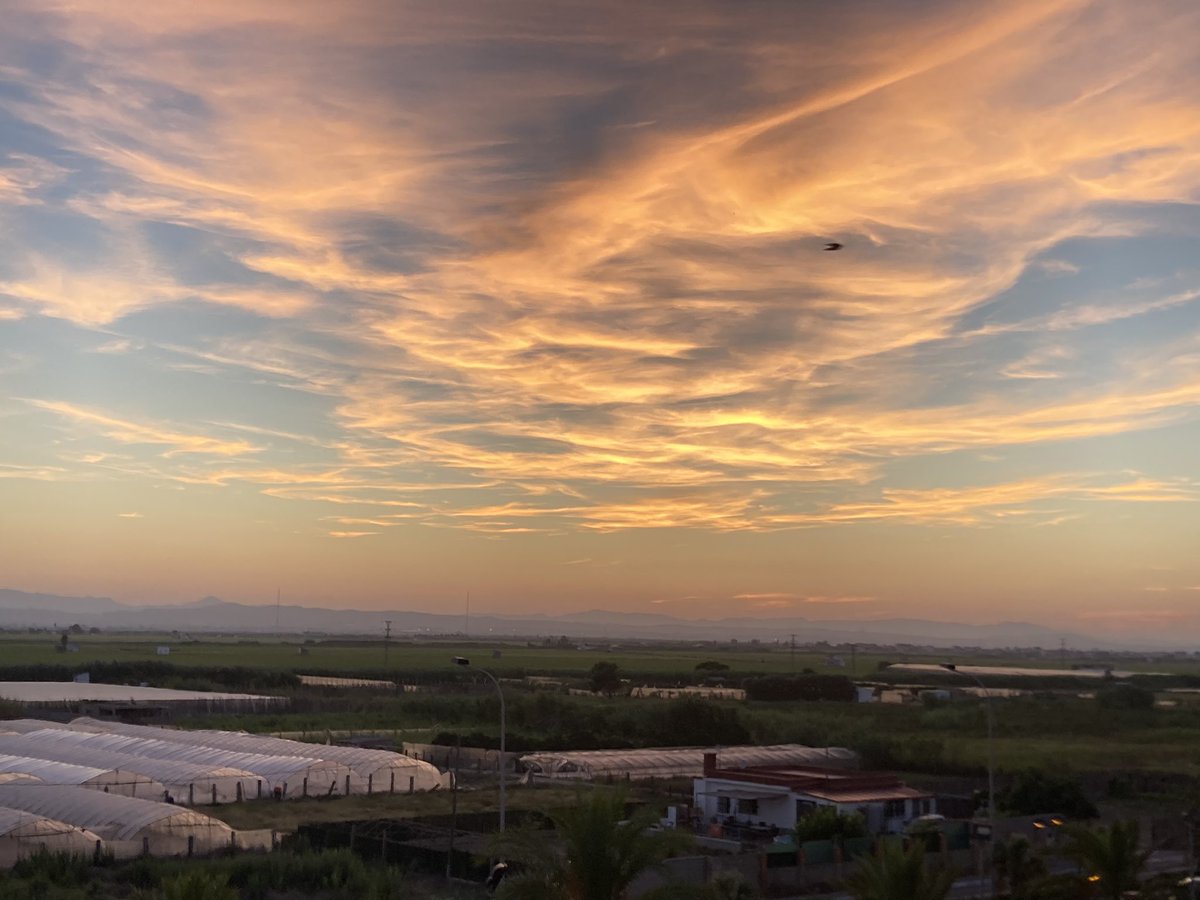 Precioso el atardecer de hoy!