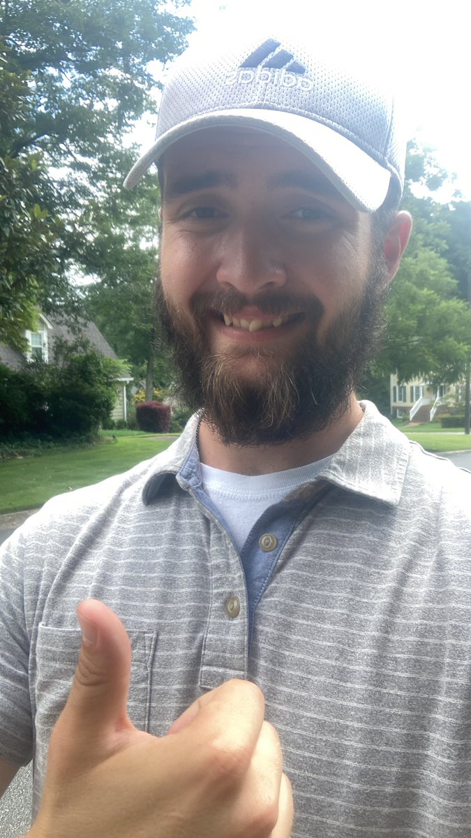 KennethHerron37's tweet photo. I’m having such a good day keeping Georgia red, I decided to make a slight change to greet the voters with. No, it’s not a midlife crisis: I also have baseball caps.
#GeorgiaOnTheLine #LeadRight #GaPol https://t.co/WdxeSkKc51