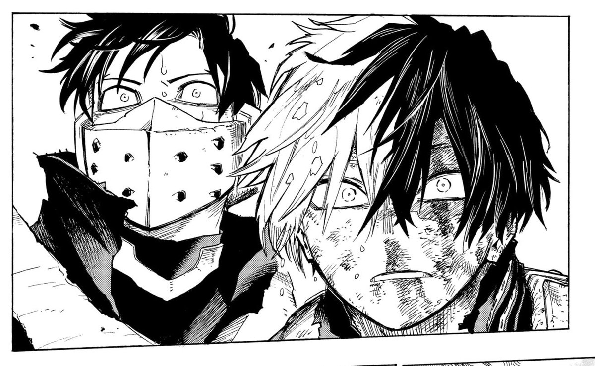 Cons having to see Dabi again for more weeks💀 having to see Burnin suffering. Pros Iida&Shoto team up ✨ let's revive the Stain topic, baby. 