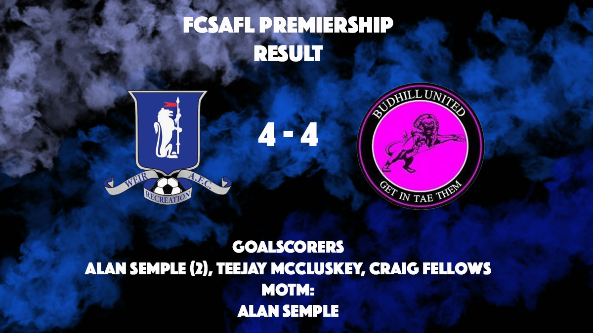 Weir Recreation AFC tweet media